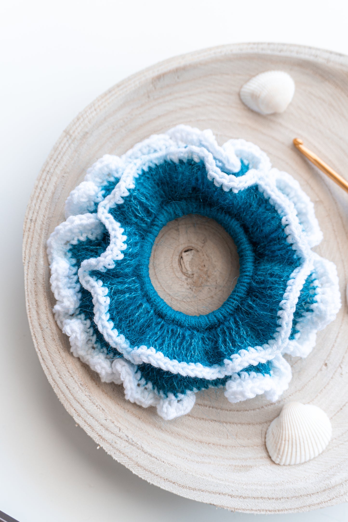 PDF Crochet Scrunchie Pattern By the Sea