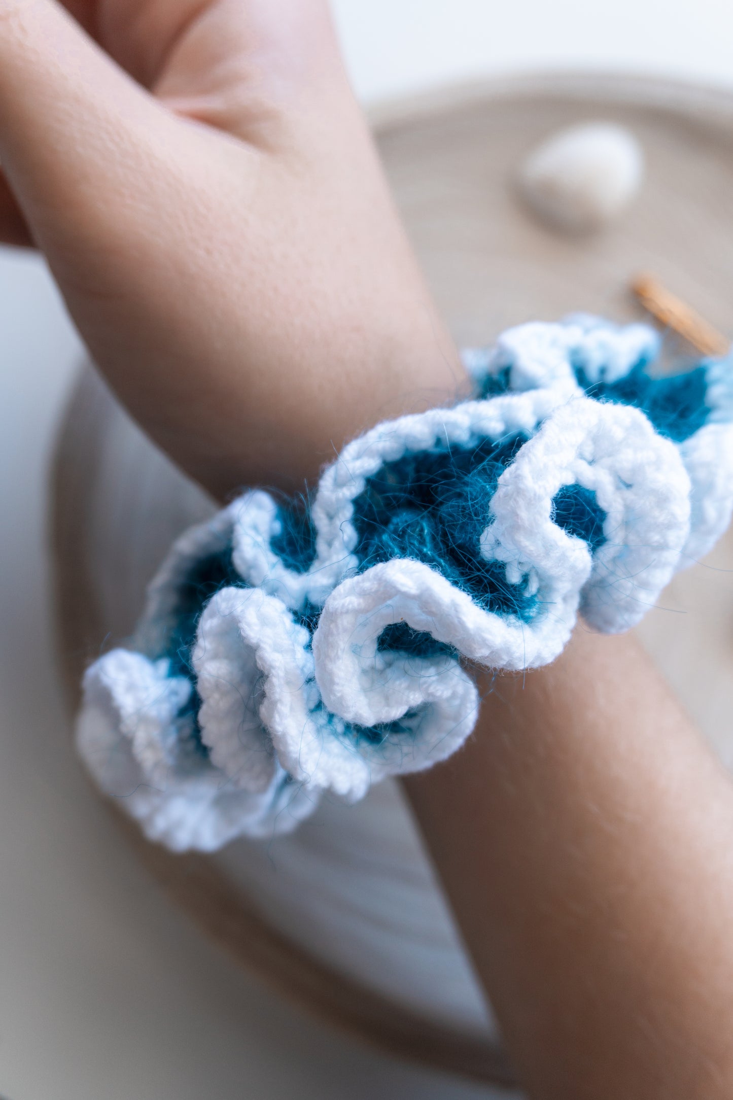 PDF Crochet Scrunchie Pattern By the Sea
